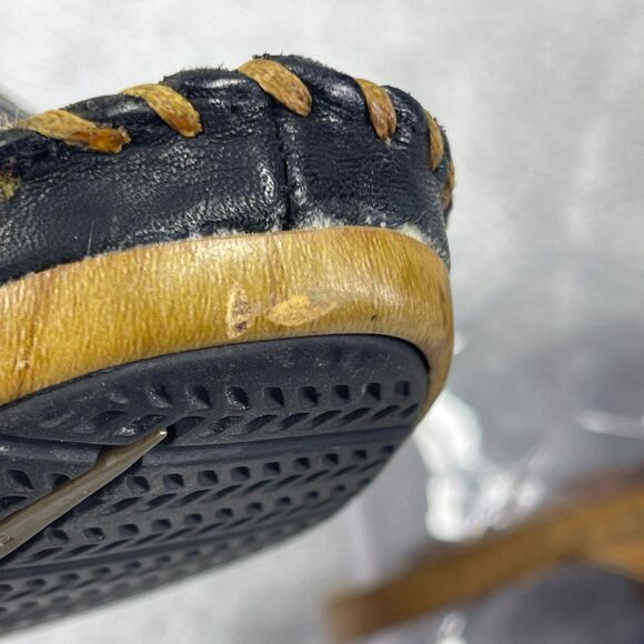 Ariat Sandals Womens Size 9B Del Ray Leather Wood Heels Black Brown 10007643 - Picture 11 of 16